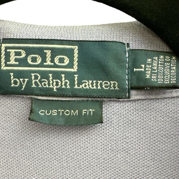 Polo by Ralph Lauren Lavender Purple Men's Short Sleeve Polo Shirt LOGO Sz Large - Picture 4 of 5